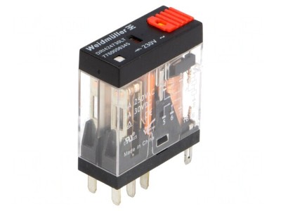 Releu Electromagnetic DPDT 230VAC 5A foto