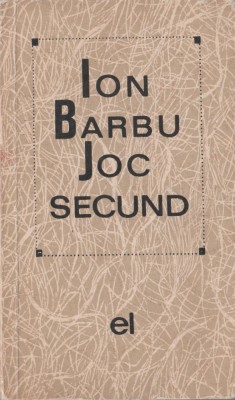 Ion Barbu - Joc secund foto