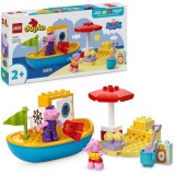 LEGO&reg; DUPLO&reg; - Excursia cu barca a Purcelusei Peppa 10432, 23 piese