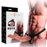 Strapon Barbati Intense, Harness, TPR, 18 cm