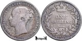 1877, 1 Shilling - Victoria - Regatul Unit al Marii Britanii și Irlandei, Europa