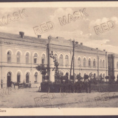 4819 - PASCANI, Iasi, Railway Station, Romania - old postcard - unused