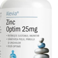 Zinc Optim 25 mg, 30 comprimate, Alevia