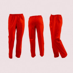 Pantaloni rosii unisex foto