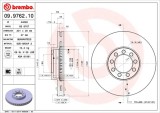 BREMBO 09.9762.10 PRIME LINE Disc frana
