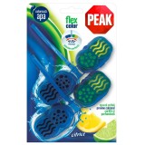 Odorizant wc Peak Flex Color, solid, citrice, 2 x 48 g