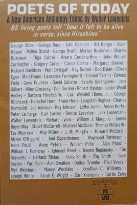 POETS OF TODAY. A NEW AMERICAN ANTHOLOGY-WALTER LOWENFELS-238238 foto