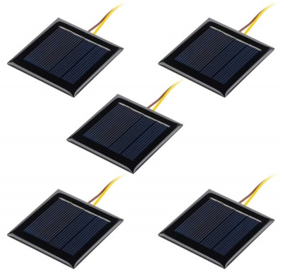 Kit microsolar photovoltaic 5 pcs. 54mm x 54mm 2V 100Ma foto