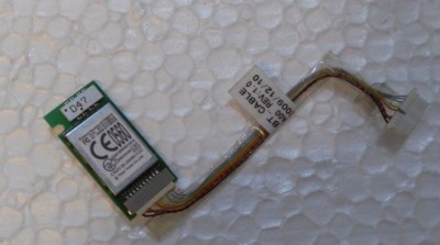 Toshiba Satellite L500D Bluetooth Module Board w/Cable PA3750U-1BTM DC02000QA00 foto