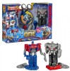 Transformers One: Set 2 Figurine Optimus Prime &amp; Megatron - Figurine Actiune Transformabile 11.5cm, Jucarie Robot &amp; Vehicul, 6+ ani