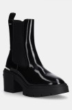 Dkny cizme Thana femei, culoarea negru, cu toc drept, K4477867