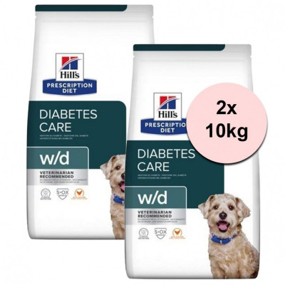 Hill&amp;amp;#039;s Prescription Diet Canine w/d 2 x 10 kg foto