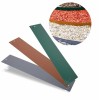 Bordură de gazon din metal 13,5 cm x 120 cm, culoare: fără culoare