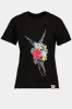 TRICOU PASARE FLORI DAMA XS, Pegas