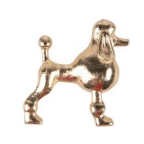 Cumpara ieftin Set 2 manere mobilier fier auriu Catelus 5x4x5 cm