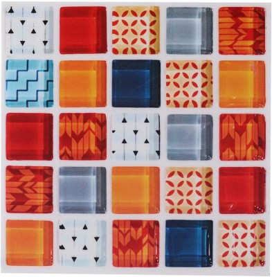 Set 19 Stickere Decorative pentru Perete sau Faianta, 10 x 10 cm, 0.19 m&amp;sup2; 10 cm 10 cm Multicolor 19 x Sticker decorativ foto