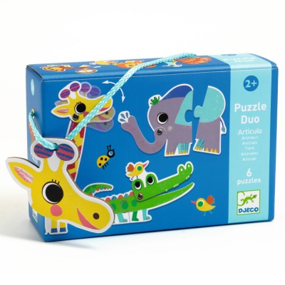 Set 6 puzzle duo Articulo Animo Djeco foto