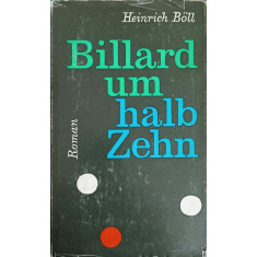 BILLARD UM HALB ZEHN-HEINRICH BOLL