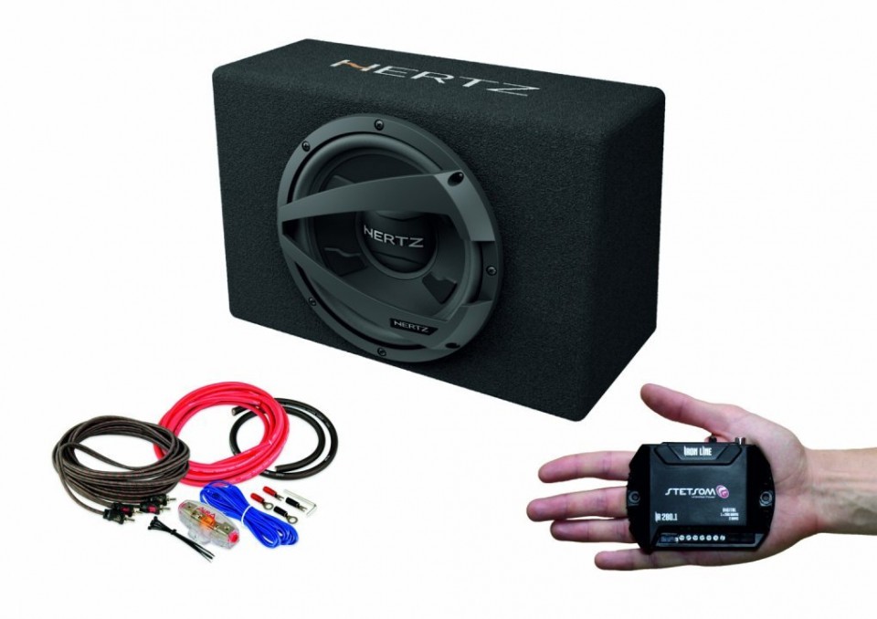 Pachet Subwoofer auto Hertz DBX 25.3 + Amplificator Stetsom IR 280.1