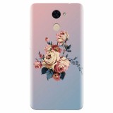 Husa silicon pentru Huawei Enjoy 7 Plus, Roses