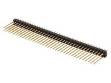Şir pini 2x36 aurit 2,54mm THT