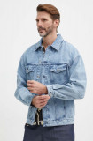 BOSS geacă din denim bărbați, de tranziție, oversize, 50514236