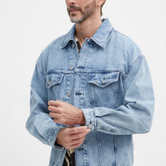 BOSS geacă din denim bărbați, de tranziție, oversize, 50514236