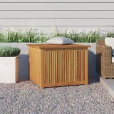 Lada depozitare pentru gradina 75x75x58 cm lemn masiv acacia GartenMobel Dekor, vidaXL