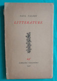 Paul Valery &ndash; Litterature ( prima editie 1930 )