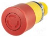 Comutator de siguranţă 22mm EAO Poz.i stab 2 roşie fără IP65