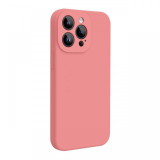 Lemontti Husa Liquid Silicon MagCharge iPhone 15 Pro Roz (protectie 360&deg;, material fin, captusit cu microfibra)