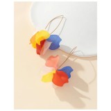 Cumpara ieftin Cercei Floare, Multicolori - 476909