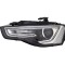 Far AUDI A5/S5 (B8), 05.2012-08.2016, partea Stanga, TYC, bi-xenon; cu &amp;quot;lumina timp de zi&amp;quot; tip LED; D3S+PWY24W; electric; fara modul lumini