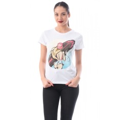 G296-2 Tricou cu maneca scurta si imprimeu tip surf