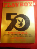 Editie speciala 50 Ani Playboy -Istoria Playboy in SUA si Romania