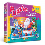 Puzzle 120 piese - Vine, vine Anul Nou! | Dorinta