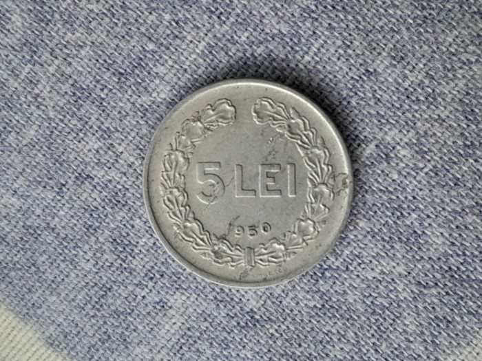 5 lei 1950 - Romania R.P.