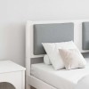 VidaXL Tăblie cap Altele Alb 120 cm Lemn masiv de pin 878968