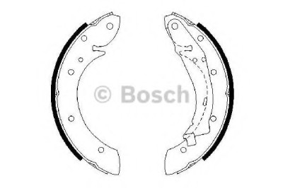 Set saboti frana CITROEN XSARA PICASSO (N68) (1999 - 2016) BOSCH 0 986 487 552 foto