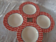 SET / SERVICIU 4 FARFURII ADANCI DIN PORTELAN VILLEROY &amp; BOCH