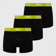 Lacoste boxeri 3-pack barbati, culoarea negru