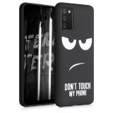 Husa pentru Samsung Galaxy A02s, Silicon, Negru, 54047.01, Carcasa, Kwmobile