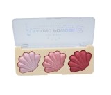 Paleta Iluminatoare Makeup Eni Rose Baking Powder 01, 3 Nuante, Contouring, Fata