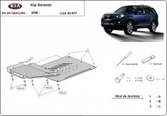 Scut metalic cutie de viteze si diferential Kia Sorento 2006-2009 foto