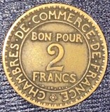 Moneda Franta 2 Francs 1923, Stare Buna - Numismatica Colectie