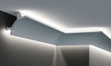 Profil pentru banda LED din poliuretan Flexibil KF703F - 9x9x200 cm, Elite