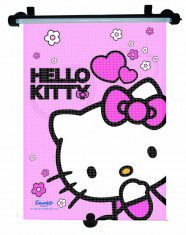 Jaluzea auto pentru geamurile laterale Hello Kitty, 50x41 cm , 1 buc. Kft Auto foto