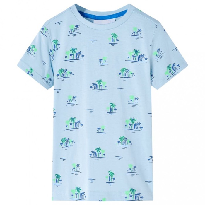 Tricou pentru copii, albastru deschis, 128