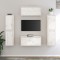 vidaXL Comode TV, alb,6 buc., lemn masiv de pin