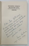 MILOSTNE LETO ( VARA IUBIRII ) de ZAHARIA STANCU , TEXT IN LIMBA CEHA , 1972 , DEDICATIA TRADUCATOAREI *